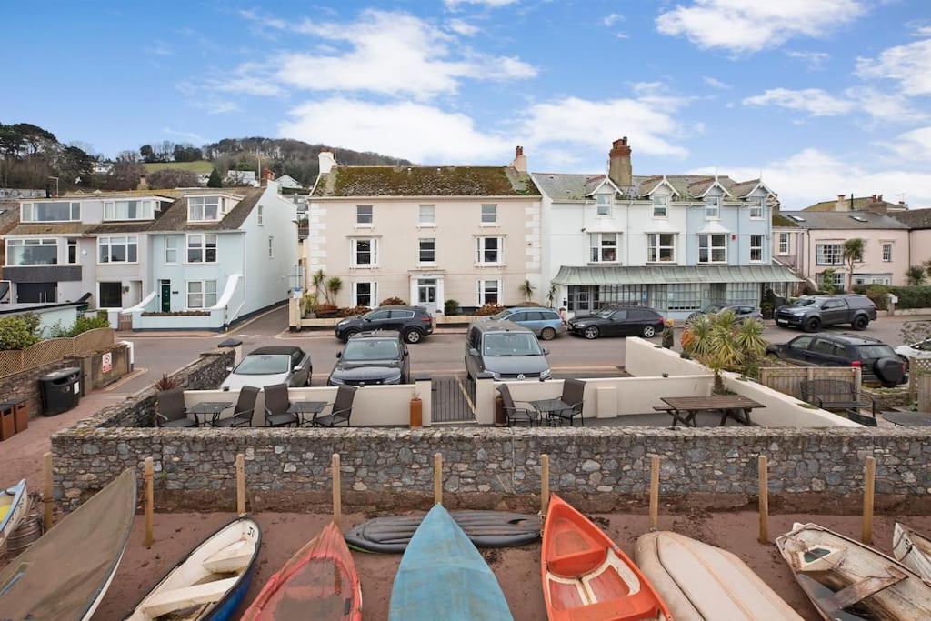 Beach Front Flat Shaldon With Parking Exteriör bild
