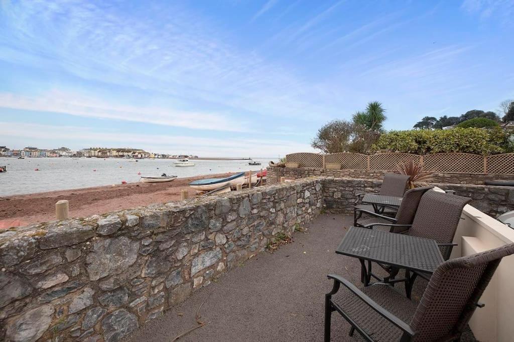 Beach Front Flat Shaldon With Parking Exteriör bild